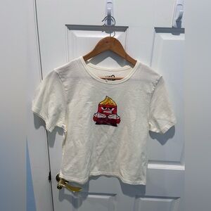 New Youth Disney Inside out 2 Cropped T-Shirt Size Large